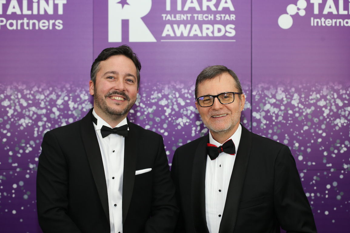 Mark Kieve and Julian Mariotti at Talent tech Star Awards 2023